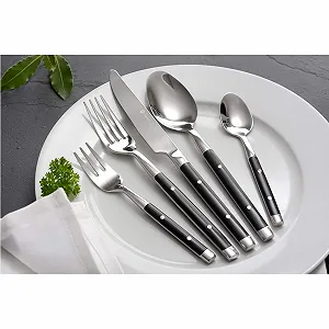 Набір столових приборів GRÄWE Bamberg, 10 предметів, чорний synthetic.ua - Фото 1