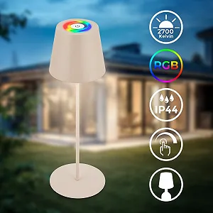 Настільна лампа B.K.Licht 3 in 1 RGBW LED IP44 сенсорна 36 см synthetic.ua - Фото 1