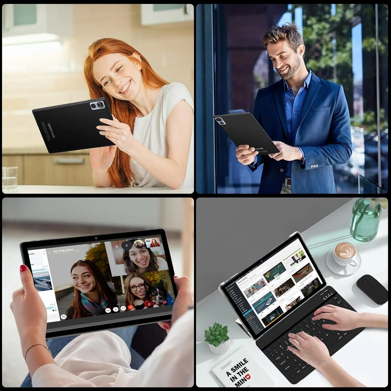 Планшет 10.1'' Full HD DEERTimeME 8+22/64Gb / 8 ядер / Android 15 / 6000 мАг / Чорний, фото №8