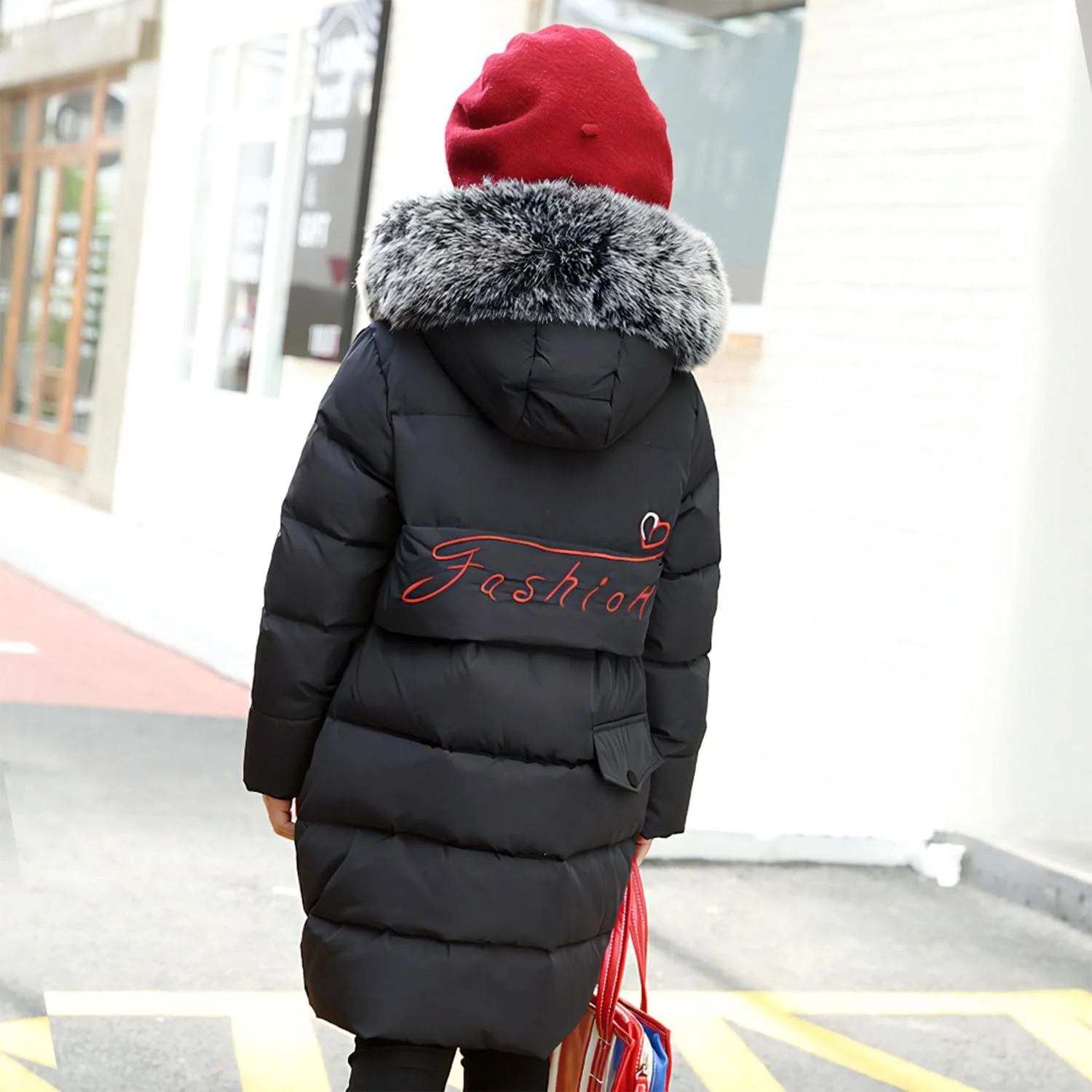 Дитяча зимова куртка Tilozs, стьобана куртка-тренч зимова, фото №4