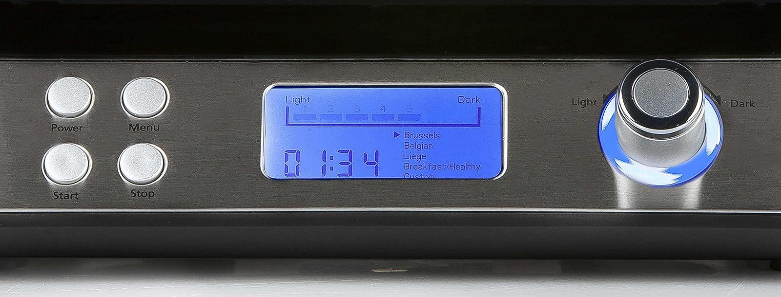 Вафельница DOMO Waffle Genius DO9219W для квадратных вафель 5x5, 1600 Вт, нержавеющая сталь, фото №3