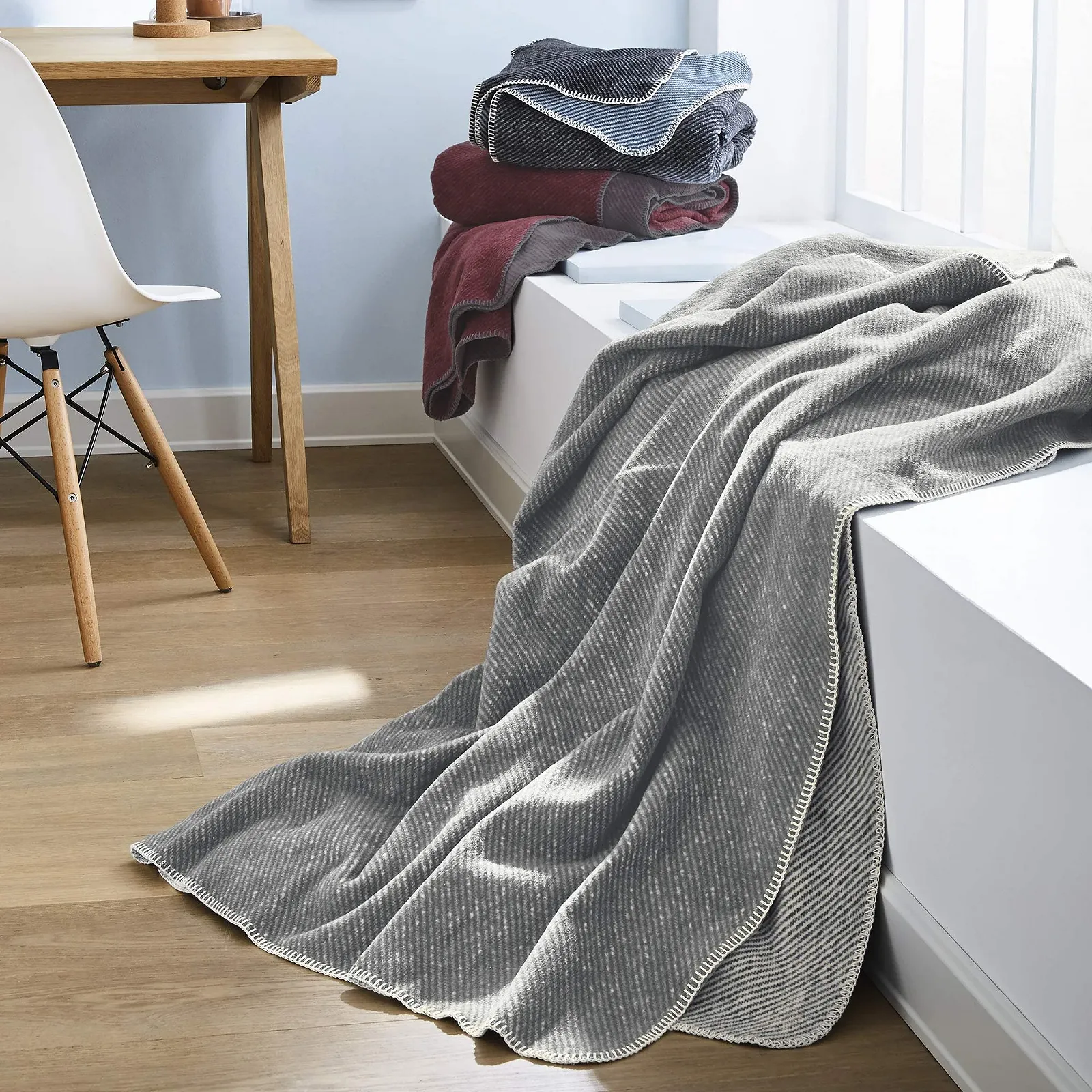 Одеяло S. Oliver home серое размер 150x200 см, фото №2 Одеяло S. Oliver home серое размер 150x200 см, фото №2