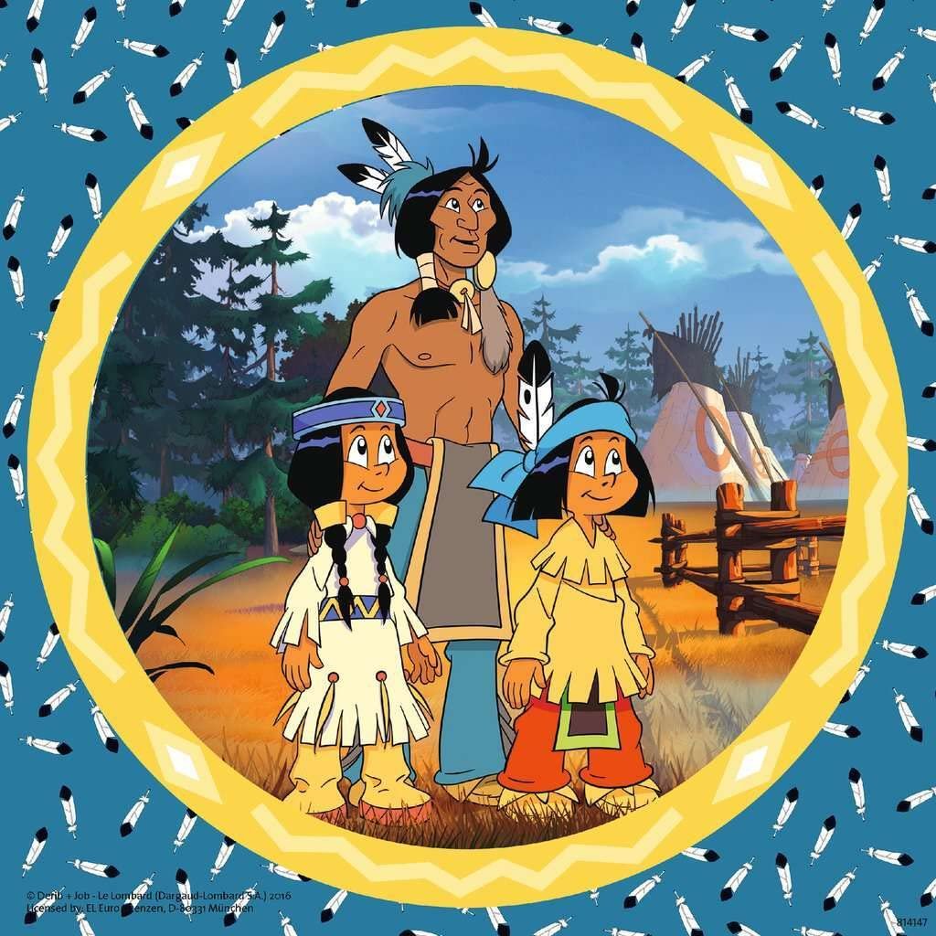 Пазл Ravensburger 80007 Yakari The Brave Indian 3 x 49 элементов, фото №2