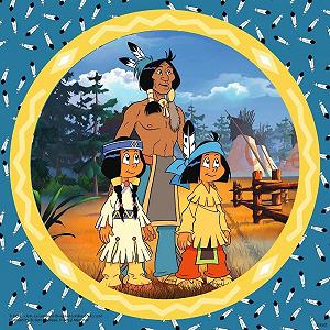 Пазл Ravensburger 80007 Yakari The Brave Indian 3 x 49 элементов synthetic.ua - Фото 1