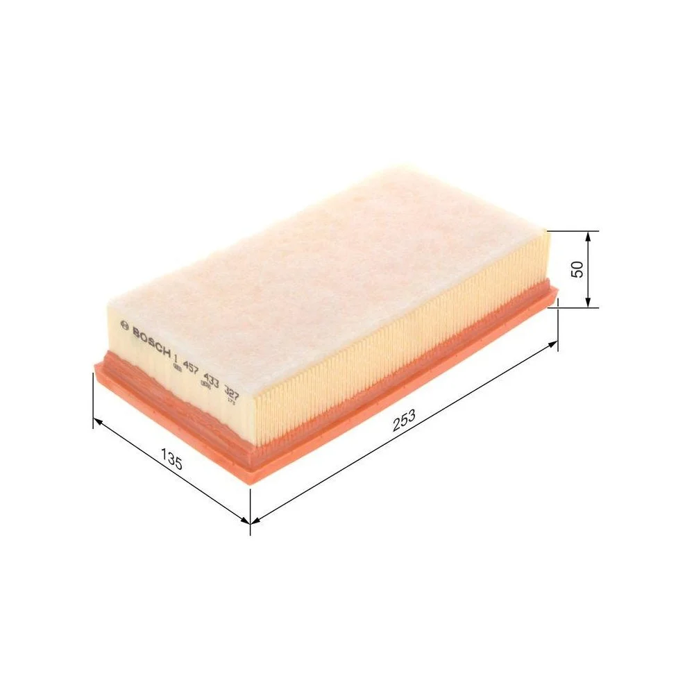 Фильтр воздушный BOSCH 1 457 433 327 для BMW CITROËN FIAT PEUGEOT MINI, фото №1