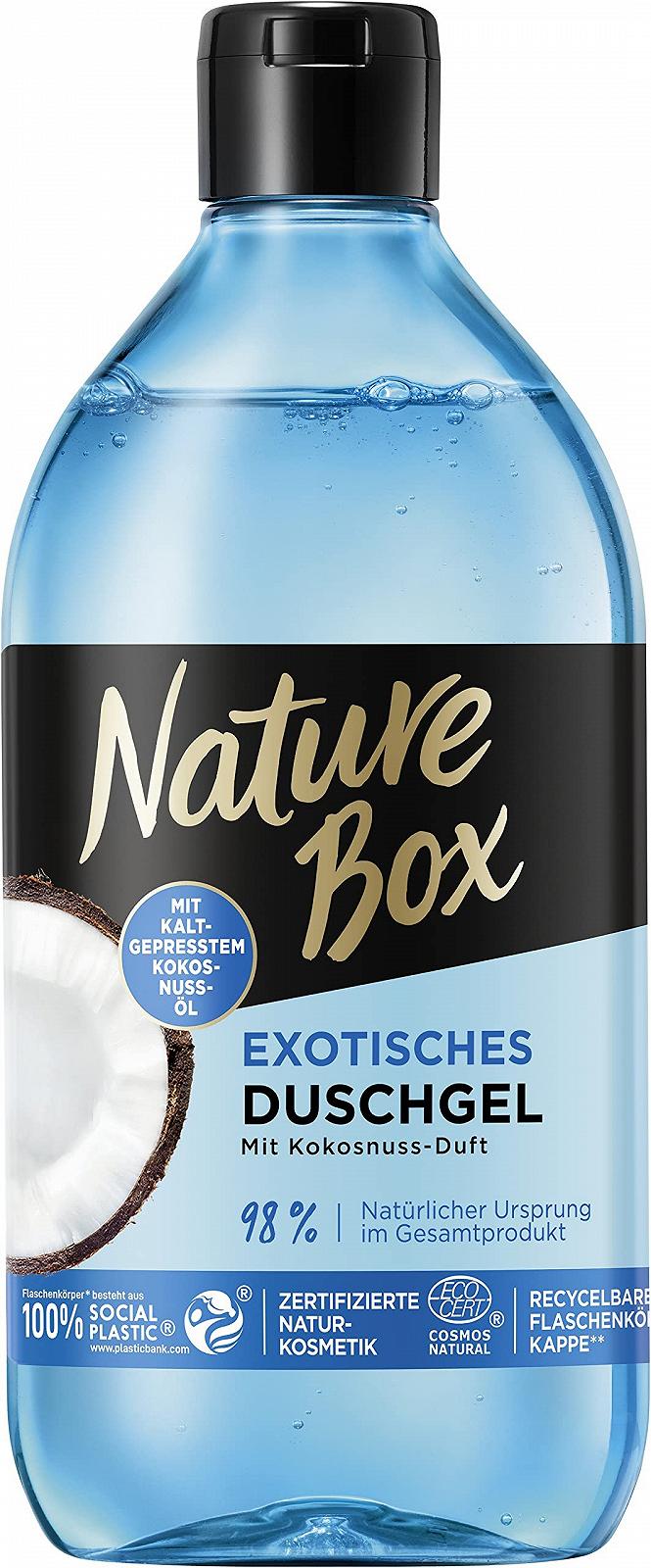 Гель для душу Nature Box Coconut 385 мл, фото №1