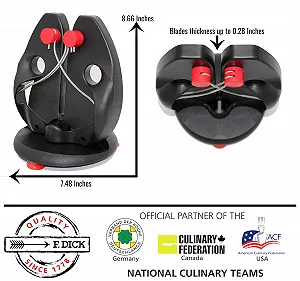 Точилка для ножей F. DICK Rapid Steel Action 9009200 со стержнями и присоской synthetic.ua - Фото 1