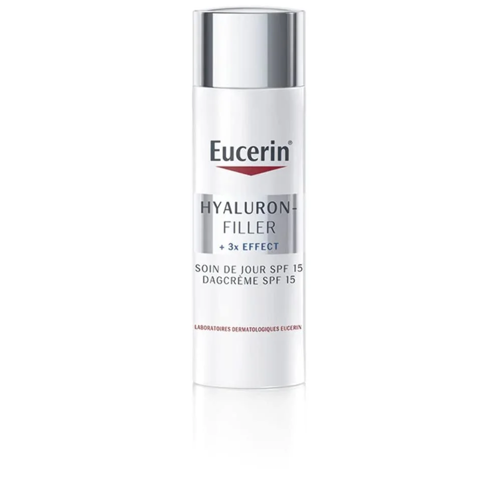 Денний крем Eucerin Hyaluron-Filler+ 3x Effect SPF15 для нормальної та комбінованої шкіри 50 мл, фото №1 Денний крем Eucerin Hyaluron-Filler+ 3x Effect SPF15 для нормальної та комбінованої шкіри 50 мл, фото №1
