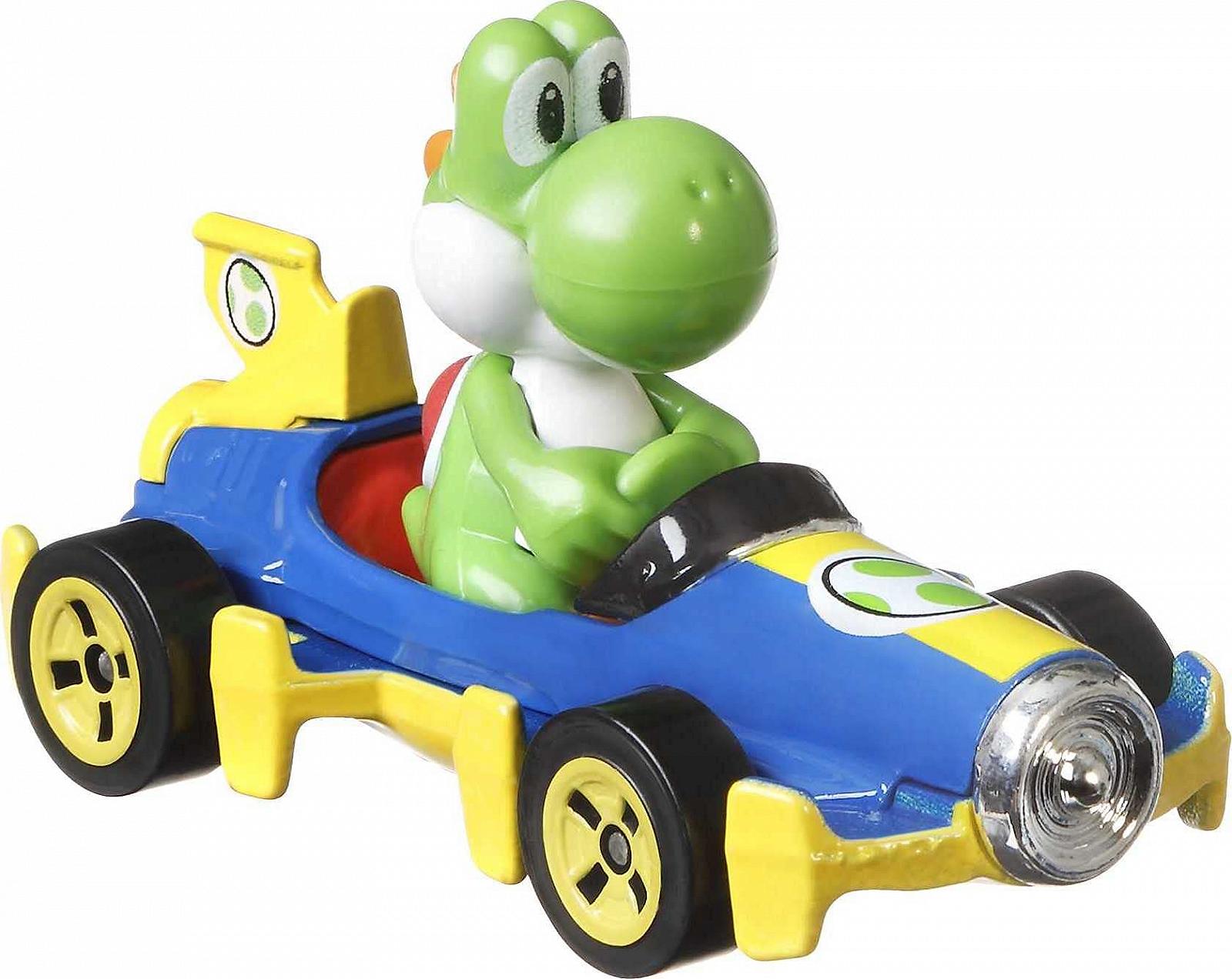 Игрушечная модель Hot Wheels GWB38 Mario Kart Die Cast Characters в ассортименте из 4 транспортных средств, Подарочный набор #2, фото №5