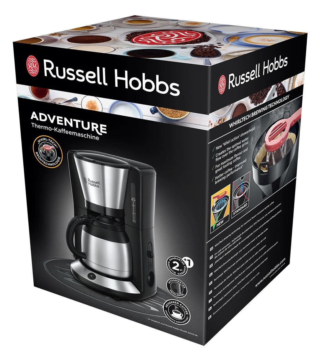 Капельная кофеварка Russell Hobbs Adventure 24020-56 1.0 L 1100 W Стальная, фото №2