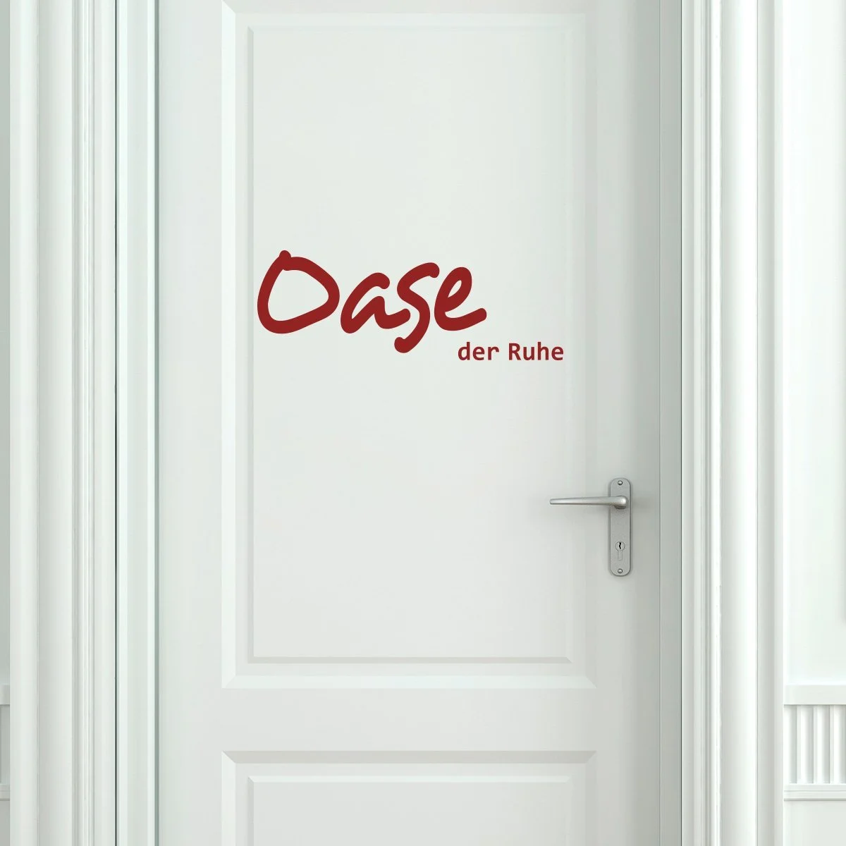 Наклейка на стену Wandkings Oase der Ruhe 50 x 18 см Красная, фото №2 Наклейка на стену Wandkings Oase der Ruhe 50 x 18 см Красная, фото №2