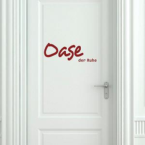 Наклейка на стіну Wandkings Oase der Ruhe 50 x 18 см Червона synthetic.ua - Фото 1