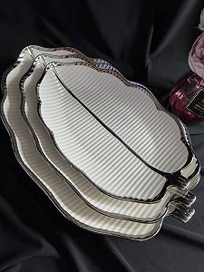 Сервіровочні тарілочки Листочки 3 шт synthetic.ua - Фото 1