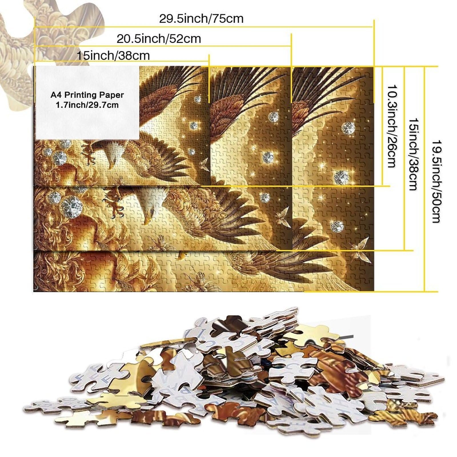 Пазл Орел 1000 деталей 70 x 50 см, фото №6 Пазл Орел 1000 деталей 70 x 50 см, фото №6