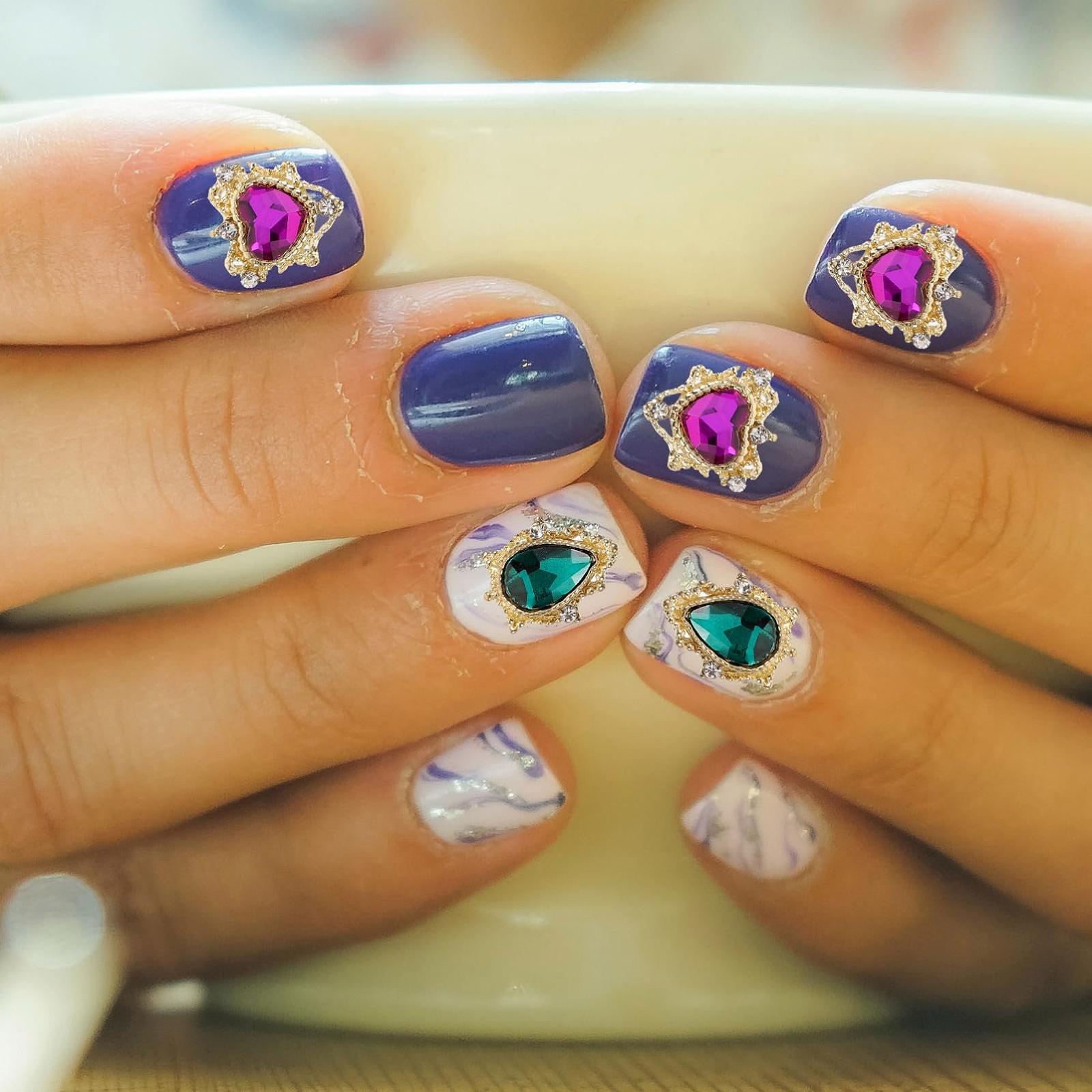 Стразы для ногтей Разноцветные, фото №3