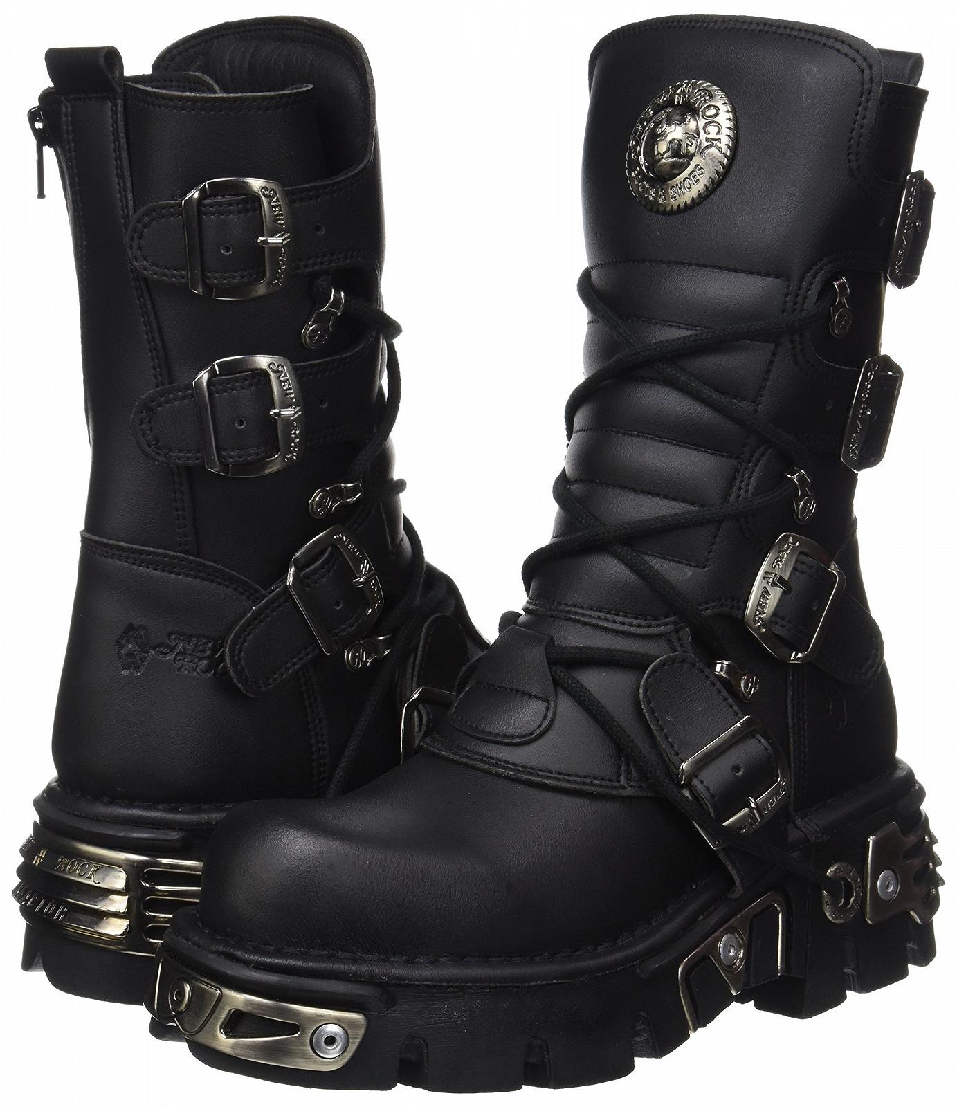 Чоботи New Rock M 373 S7 Шнурівка Чорний, фото №7 Чоботи New Rock M 373 S7 Шнурівка Чорний, фото №7