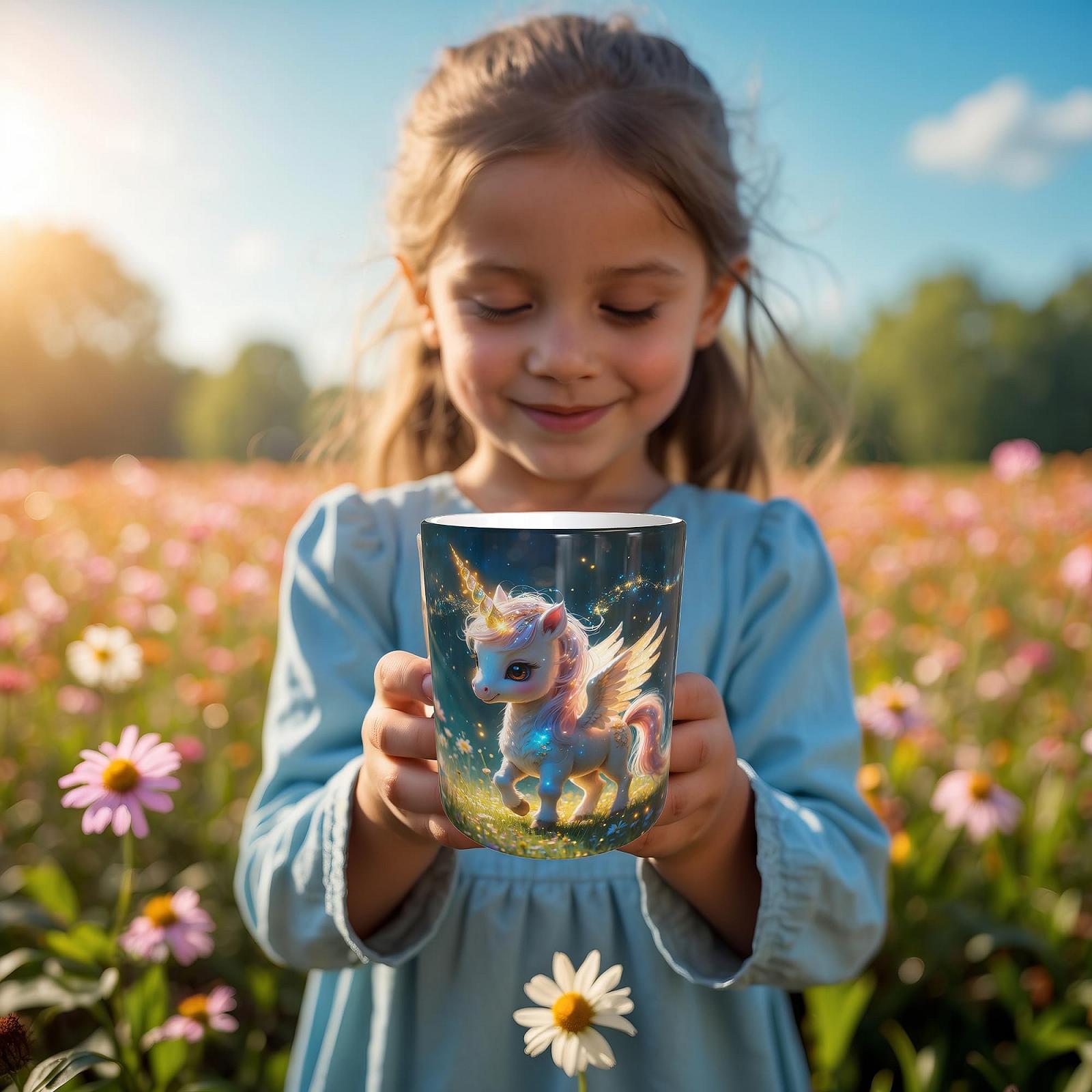 Дитяча Кружка Drug Mug Дитяча Кружка Єдиноріг Пегас 330 мл Керамічна, фото №6