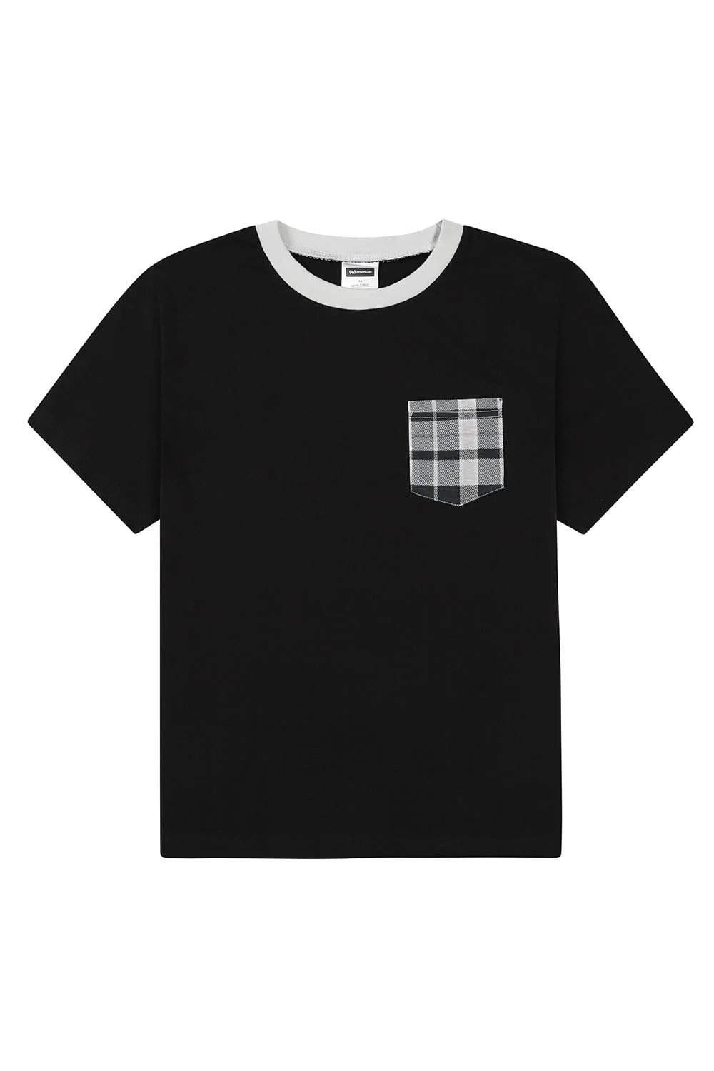 Пижама для девочек Шорты Черный и Серый Тартан, фото №3 Пижама для девочек Шорты Черный и Серый Тартан, фото №3