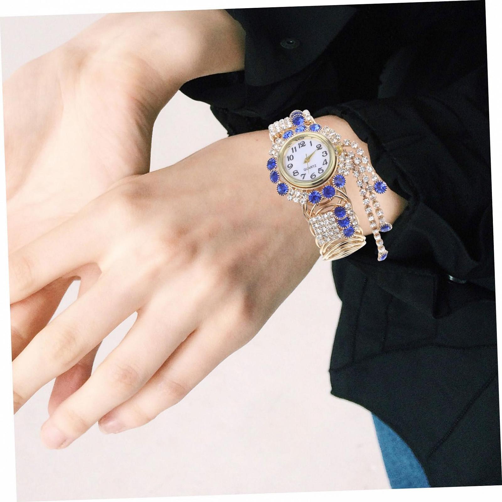 Часы женские WRITWAA Кварцевые Синие, фото №7