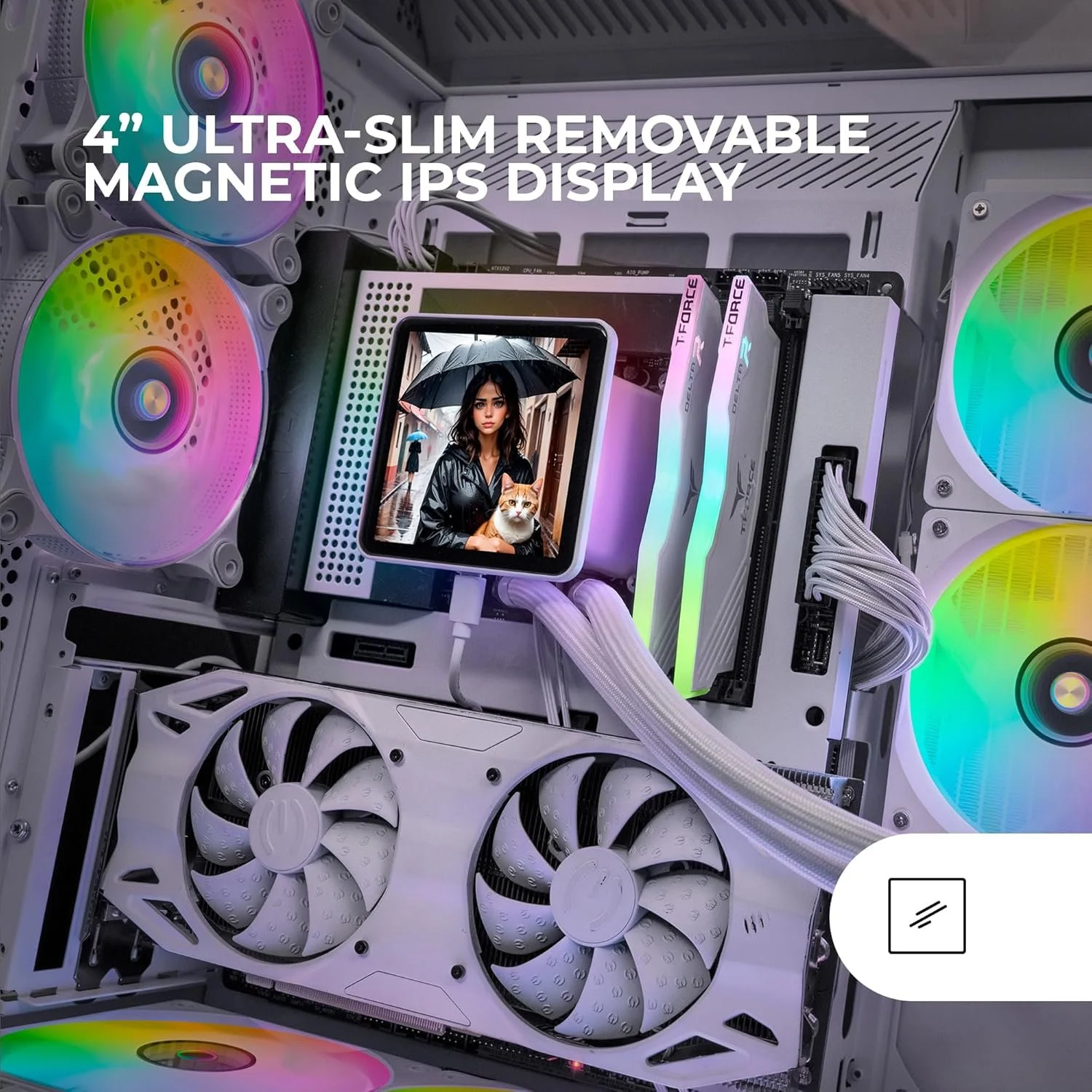 Жидкостное охлаждение ML-VISIONPRO240 / TDP 500 Вт / Белый, фото №3