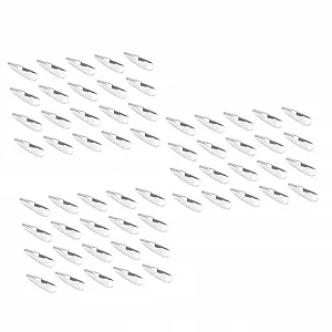 Стразы для ногтей Beavorty 60 шт., белые стразы для ногтей 3D - Фото 1