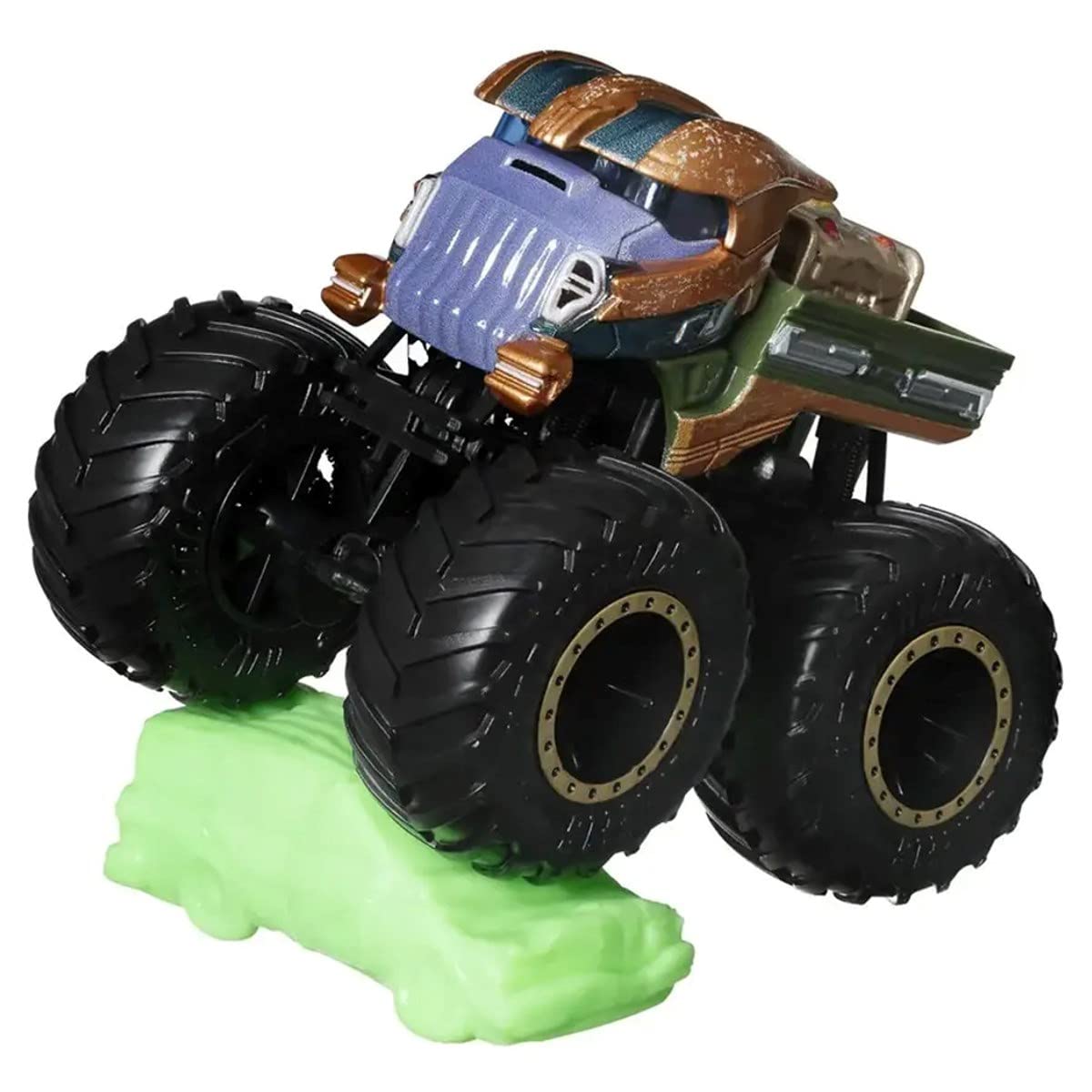 Автомобіль Hot Wheels Monster Trucks 1:64 Marvel Thanos HHH73, фото №1