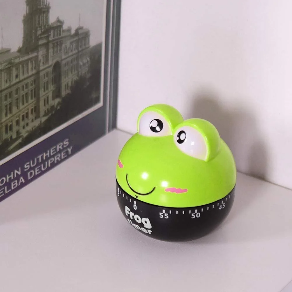 Таймер кухонный механический Мультяшное животное Green, фото №6 Таймер кухонный механический Мультяшное животное Green, фото №6