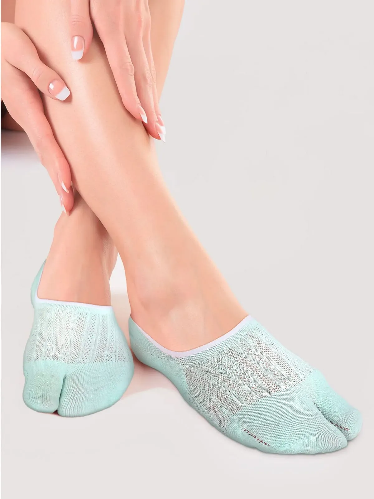 Носки для вьетнамок Geyoga, 6 пар, носки таби с раздельным носком, хлопковые, низкие, незаметные, в японском стиле, эластичные короткие носки для сандалий для женщин, фото №2