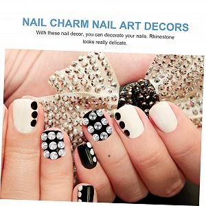 Стразы для ногтей 1440 шт. DIY стразы для маникюра, украшения для ногтей, стразы для нейл-арта synthetic.ua - Фото 1