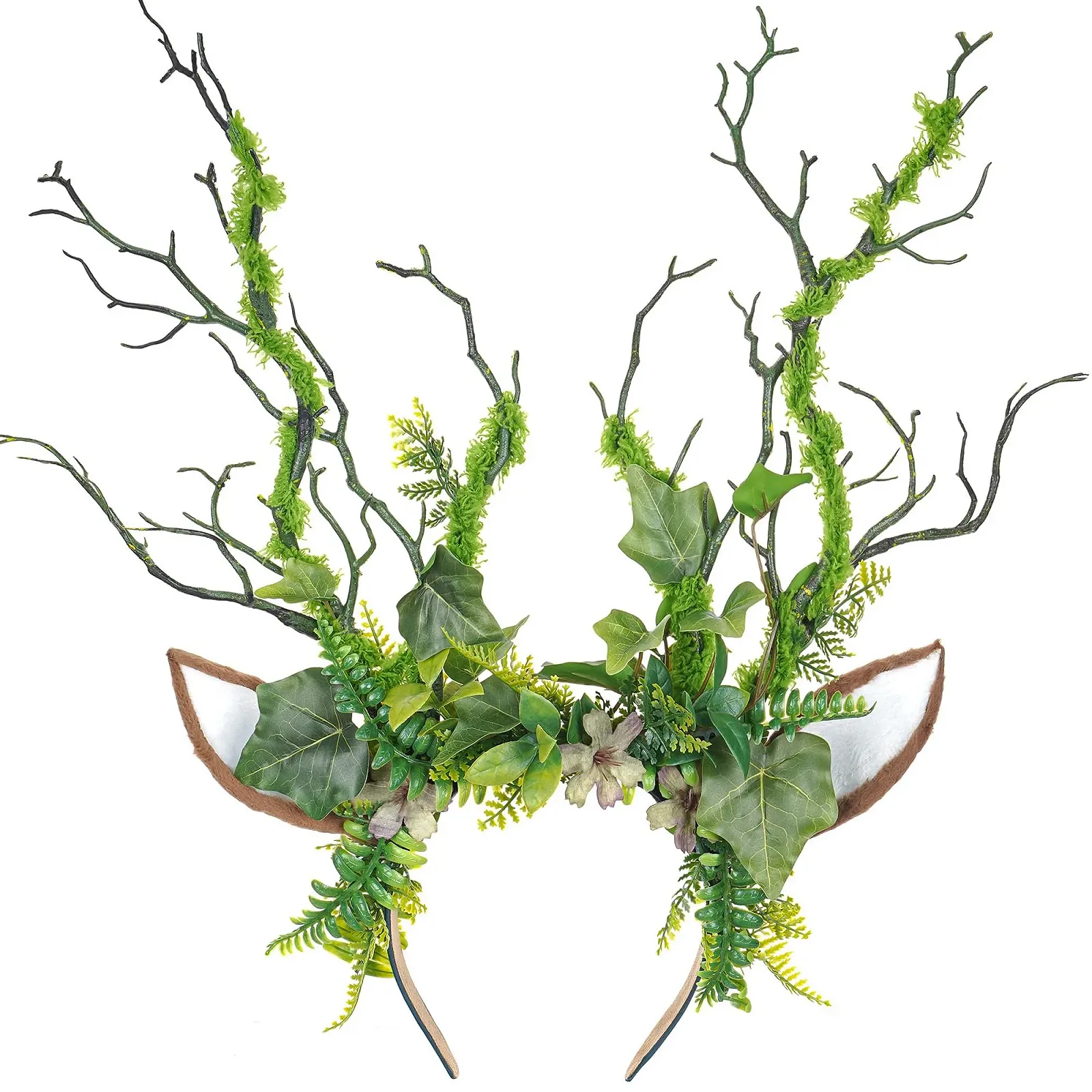 Обруч для волосся Гілка Зелений MOSTORY, фото №1