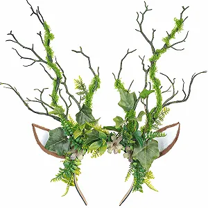 Обруч для волос Ветка Зеленый MOSTORY - Фото 1