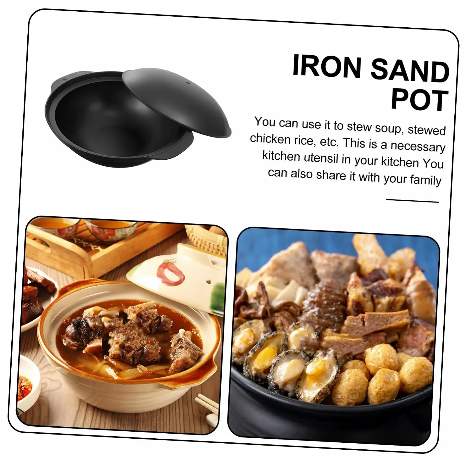 Кастрюля алюминиевая с крышкой антипригарное покрытие, фото №3