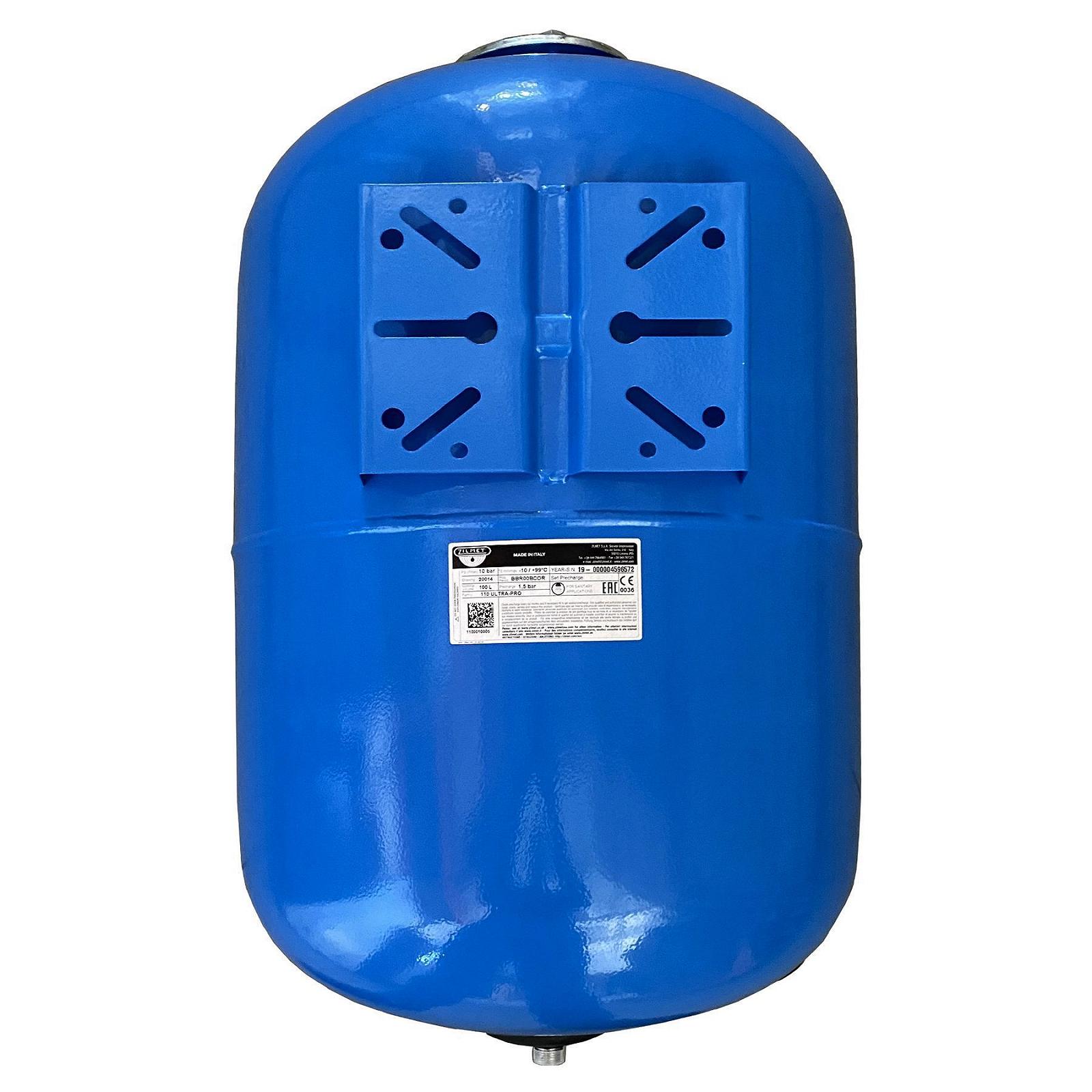 Гідроакумулятор 100л Zilmet ultra-pro 10bar гор 1100010005, фото №3