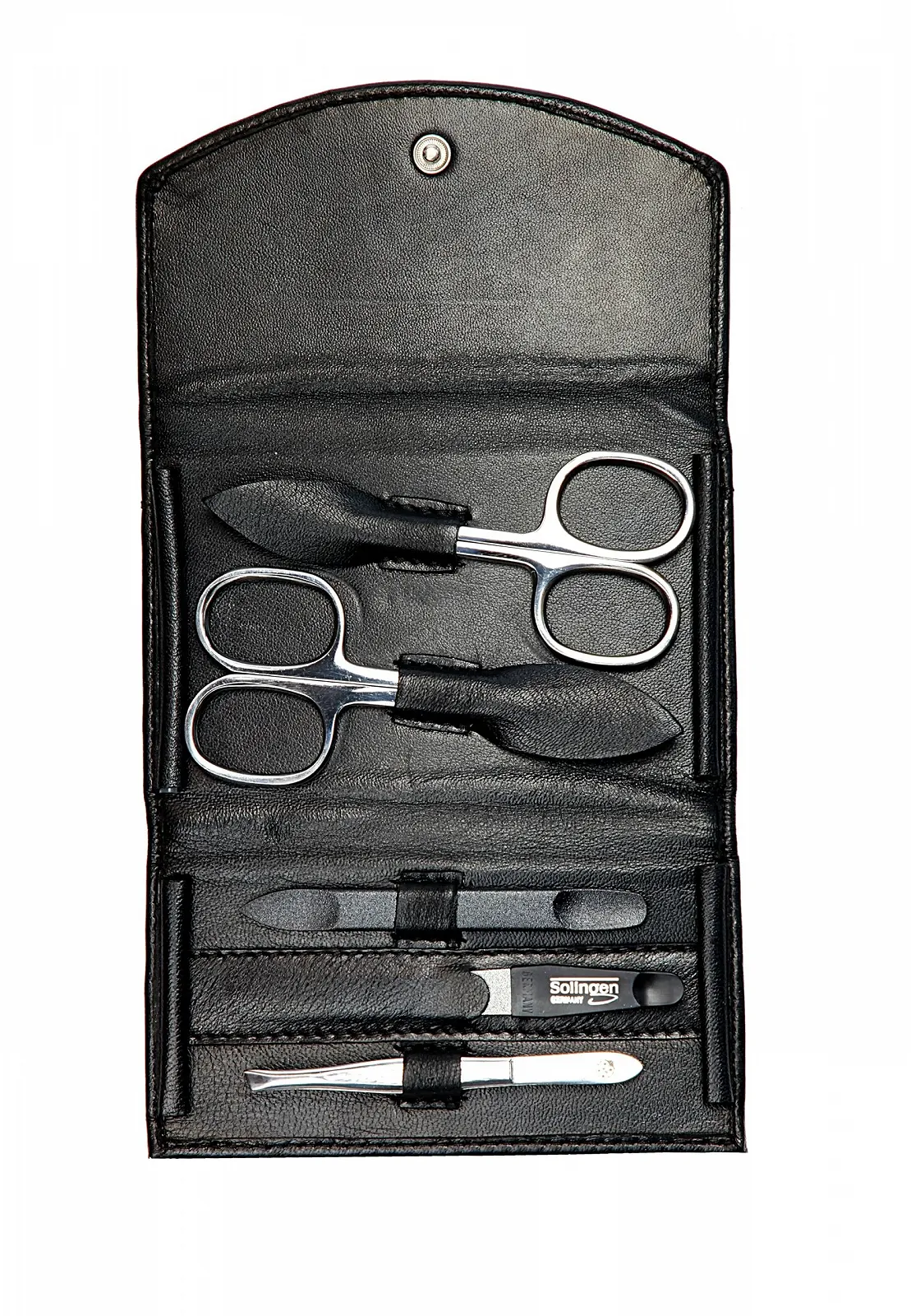 Набір для манікюру 5 предметів для догляду за нігтями (Чорний), фото №2