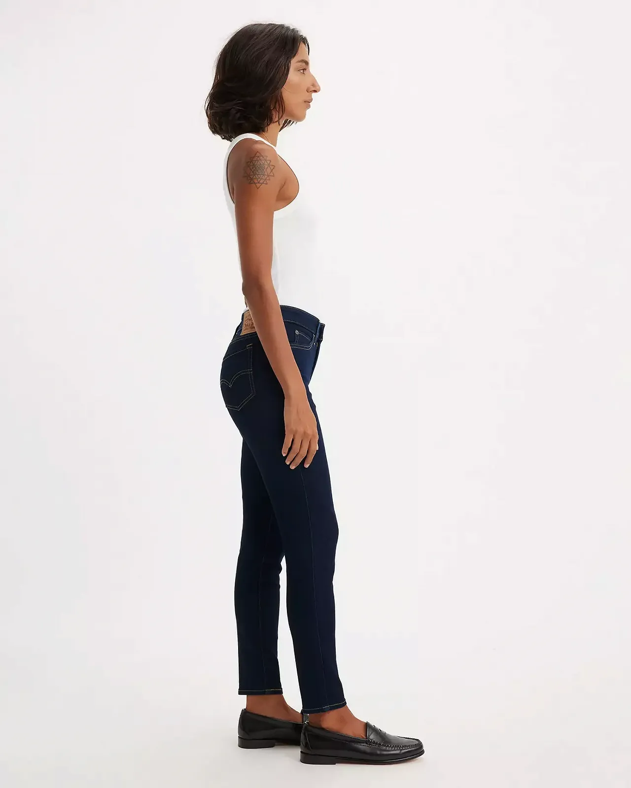 Жіночі джинси Levis - 711 Skinny Cast Shadows - 26 32, фото №2