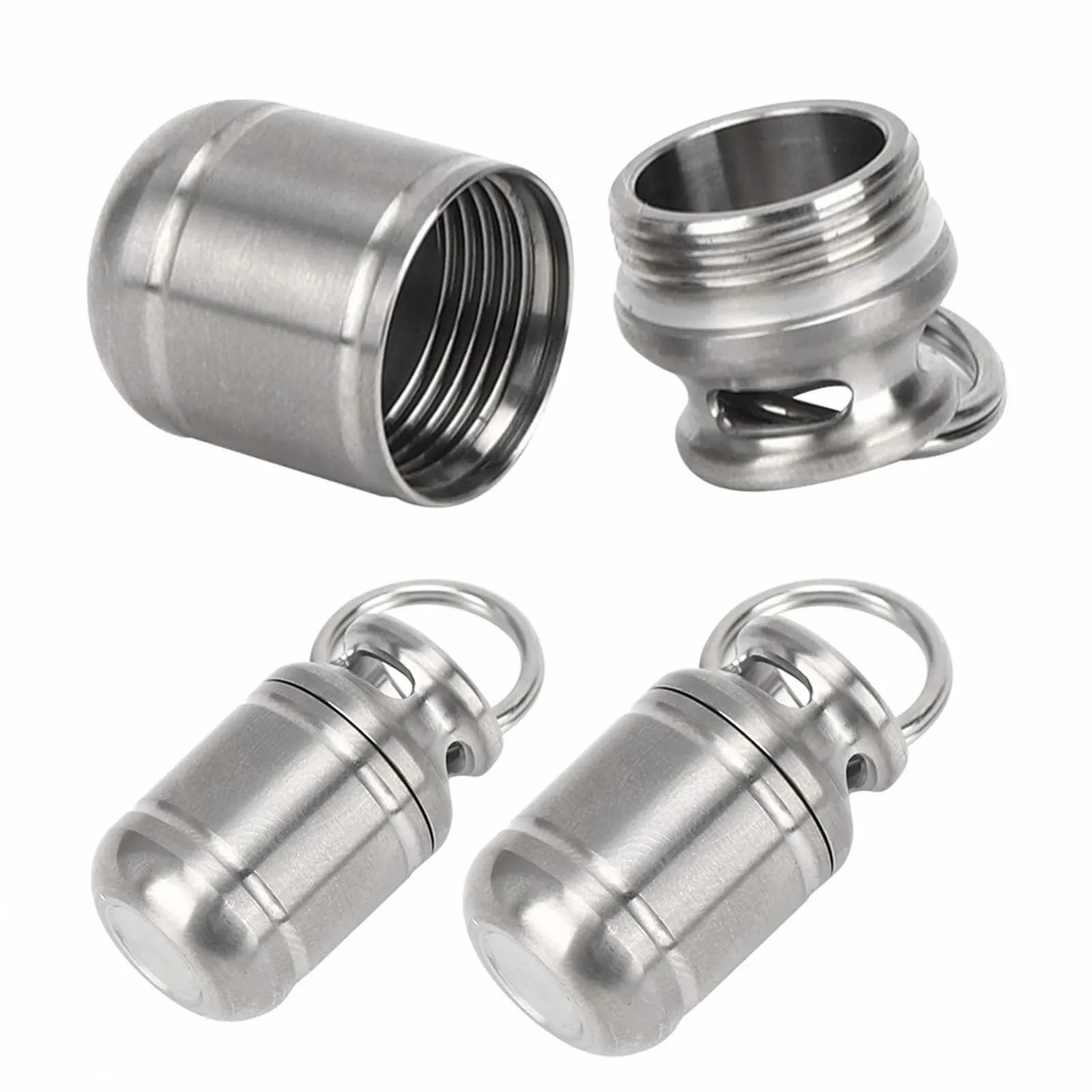 Коробочка для таблеток SPYMINNPOO, брелок, маленький портативний тримач, водонепроникний, фото №2