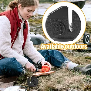 Інструмент для заточування ножів багатофункціональна міні-точилка ручна synthetic.ua - Фото 1