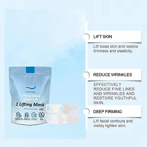 Маска Chinology для підборіддя Ліфтинг V Line Collagen (3 шт) synthetic.ua - Фото 1