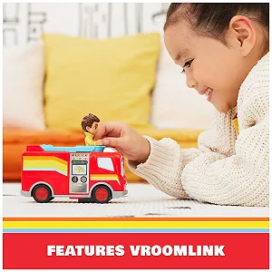 Экшн-фигурка и пожарная машина Disney Junior Firebuds Bo and Flash с интерактивными движениями глаз synthetic.ua - Фото 1