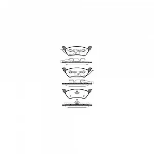 Комплект тормозных колодок, дисковый тормоз TRISCAN 8110 80534 для CHRYSLER DODGE JEEP - Фото 1