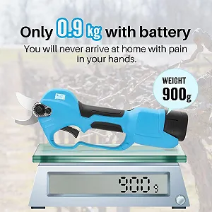 Акумуляторні ножиці SWANSOFT 30 мм, професійні електричні секатори з 2 батареями 2 Аг synthetic.ua - Фото 1