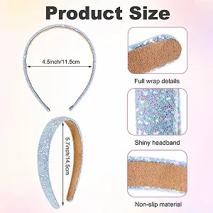 Обруч для волосся Блискучий synthetic.ua - Фото 1