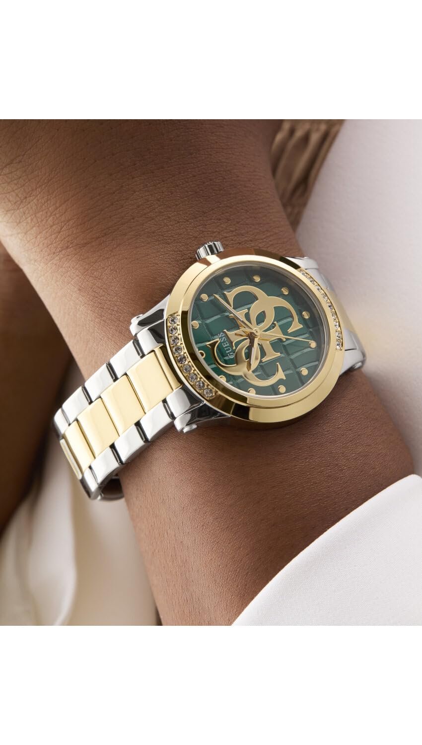 Женские часы GUESS GT Annette GW0861L4 Сталь Two-Tone, Зеленый, Modern, фото №7