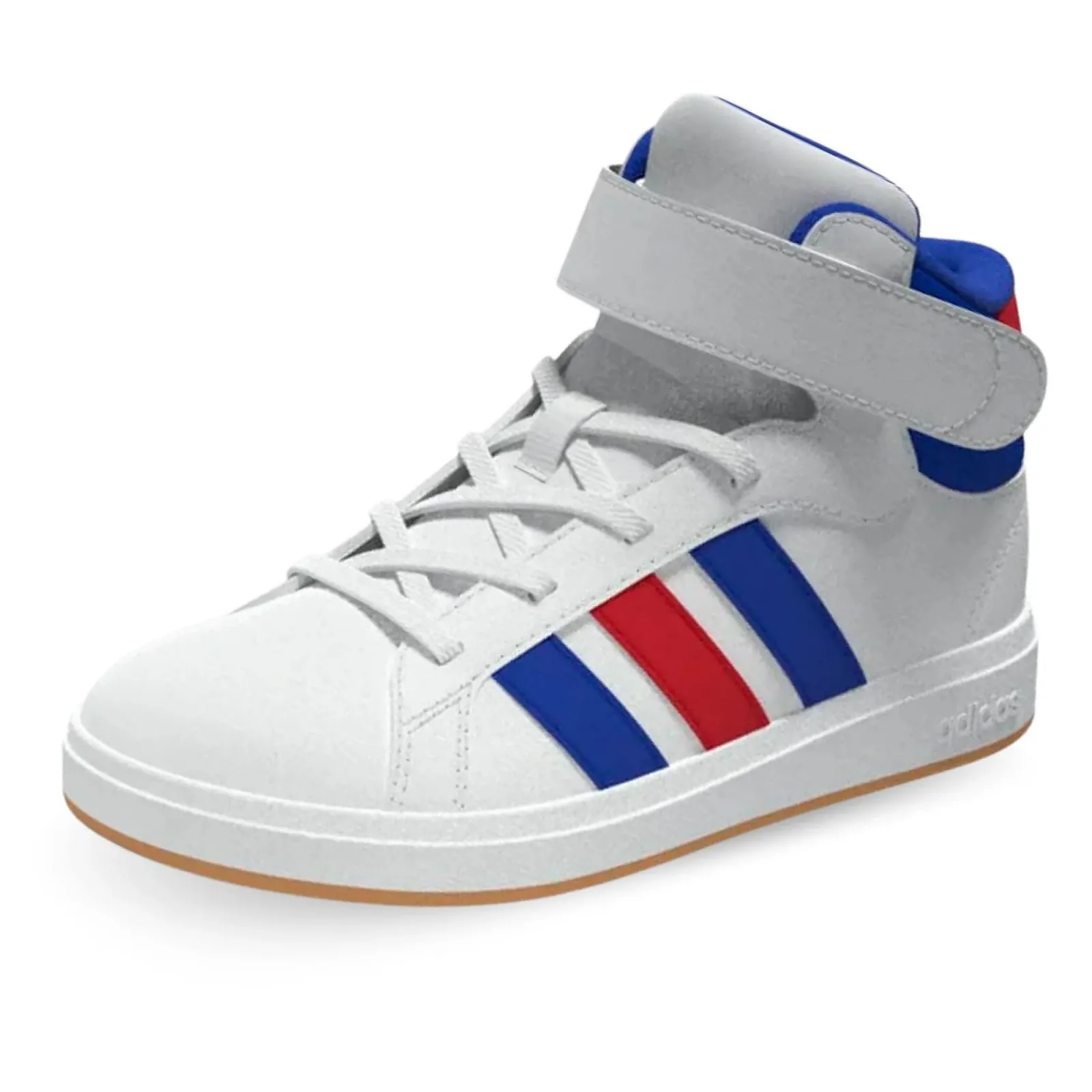 Кеды Adidas Grand Court Mid K JP8876 для мальчиков Белые, фото №1