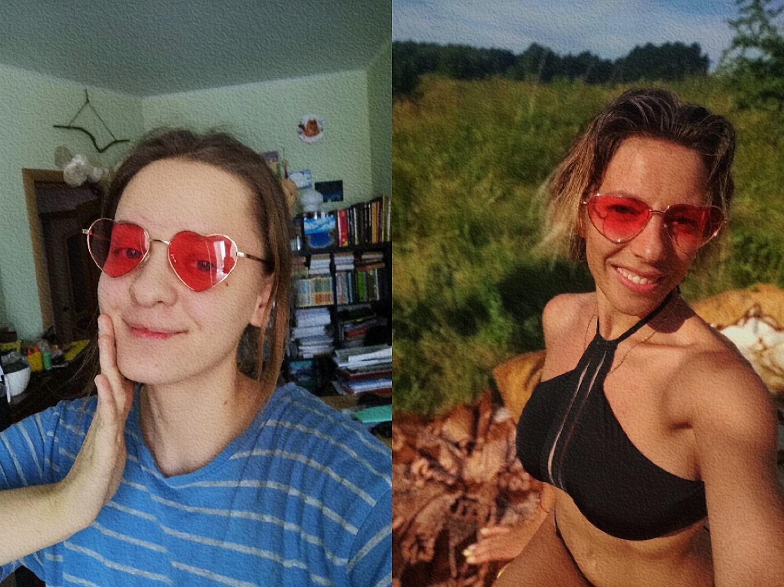 Вінтажні безрамкові сонцезахисні окуляри YAMEIZE Love Heart металева оправа для жінок, чоловіків, фото №5