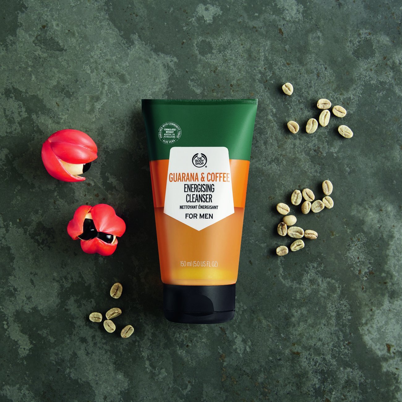 Гель для душу The Body Shop Guarana & Coffee Invigorating для чоловіків, фото №3