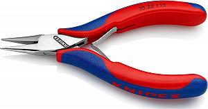 Плоскогубцы для электроники KNIPEX / С торцевым соединением и многокомпонентными ручками / 115 мм synthetic.ua - Фото 1
