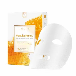 Тканинна маска FOREO Manuka Honey Revitalising для сухої та матової шкіри, 3 шт - Фото 1