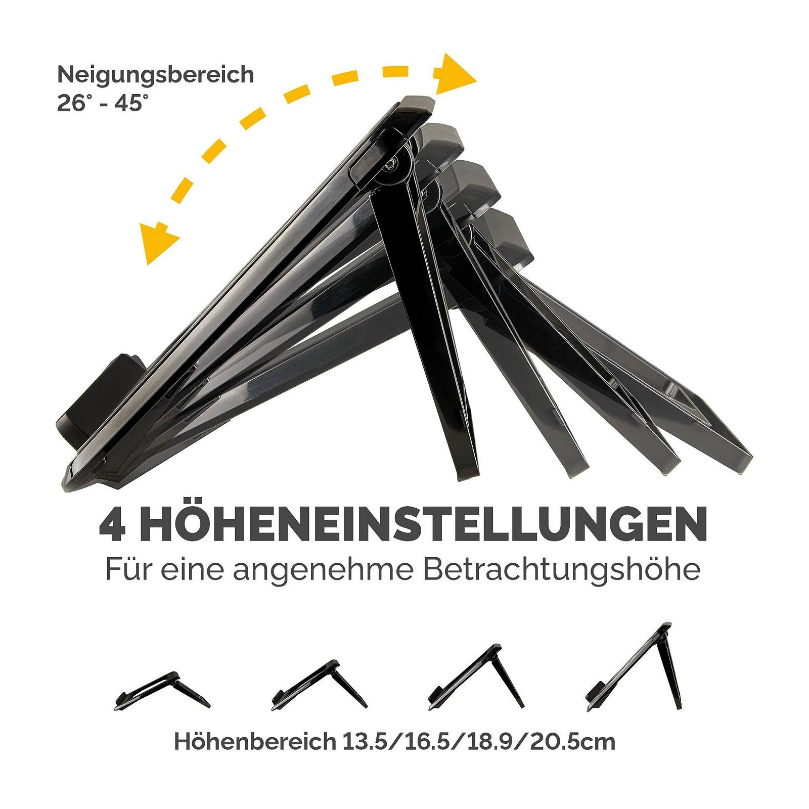 Подставка для ноутбука Fellowes Everyday Регулируемая 7 положений Black, фото №5 Подставка для ноутбука Fellowes Everyday Регулируемая 7 положений Black, фото №5