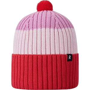 Шапка Reima Pipaus 56-58 см, Красный/разноцветный - Фото 1